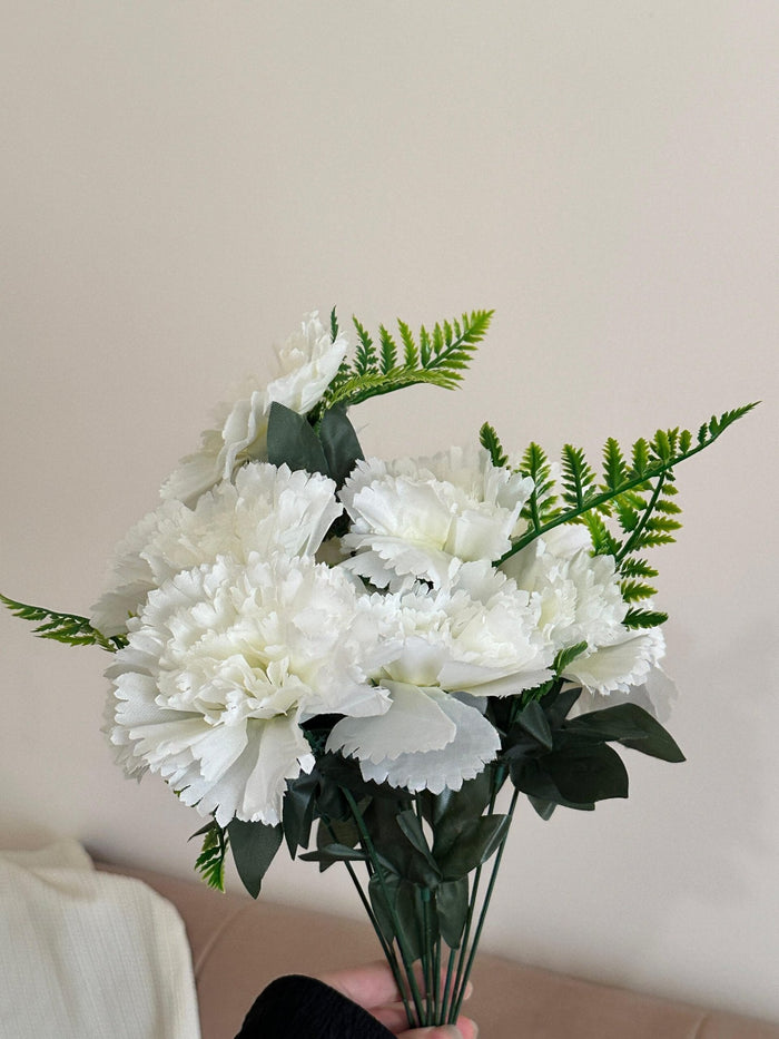 Silk White Flower