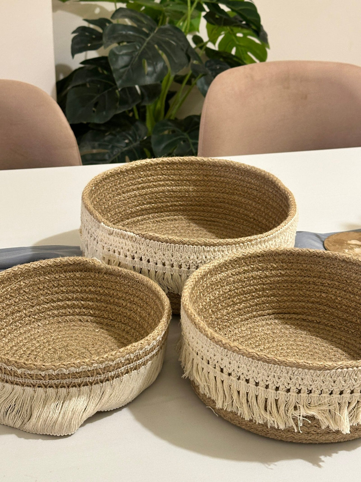 Macrame Cotton Basket