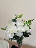 Silk White Flower