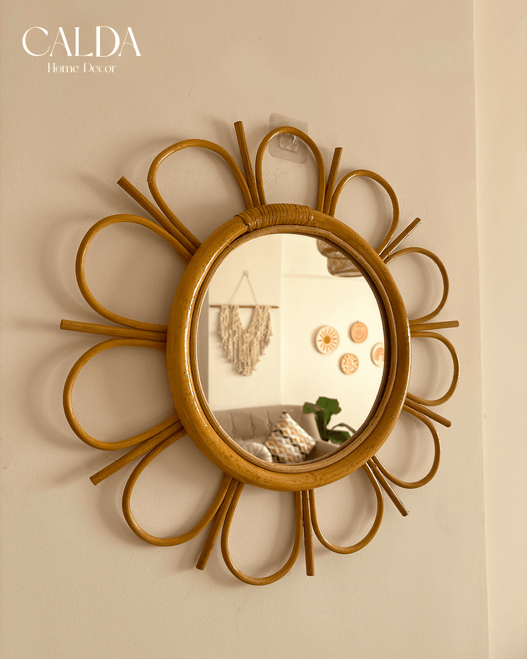 Bamboo bloom mirror