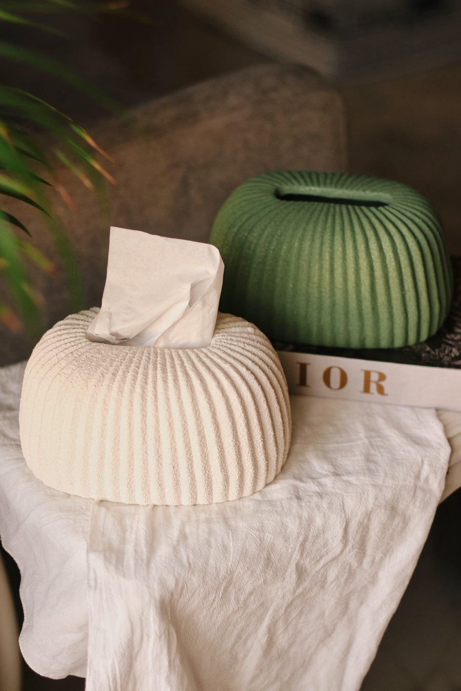 LINED TISSUE BOX