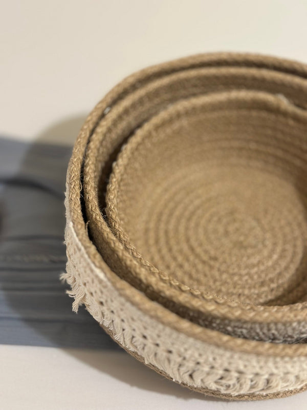 Macrame Cotton Basket