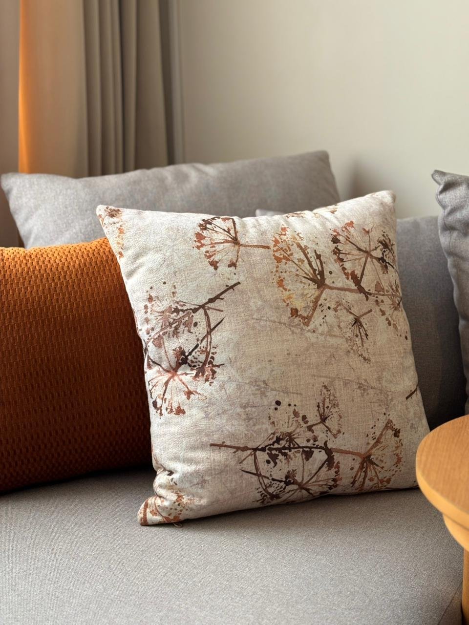 Premium Printed Velvet Decorative Cushion