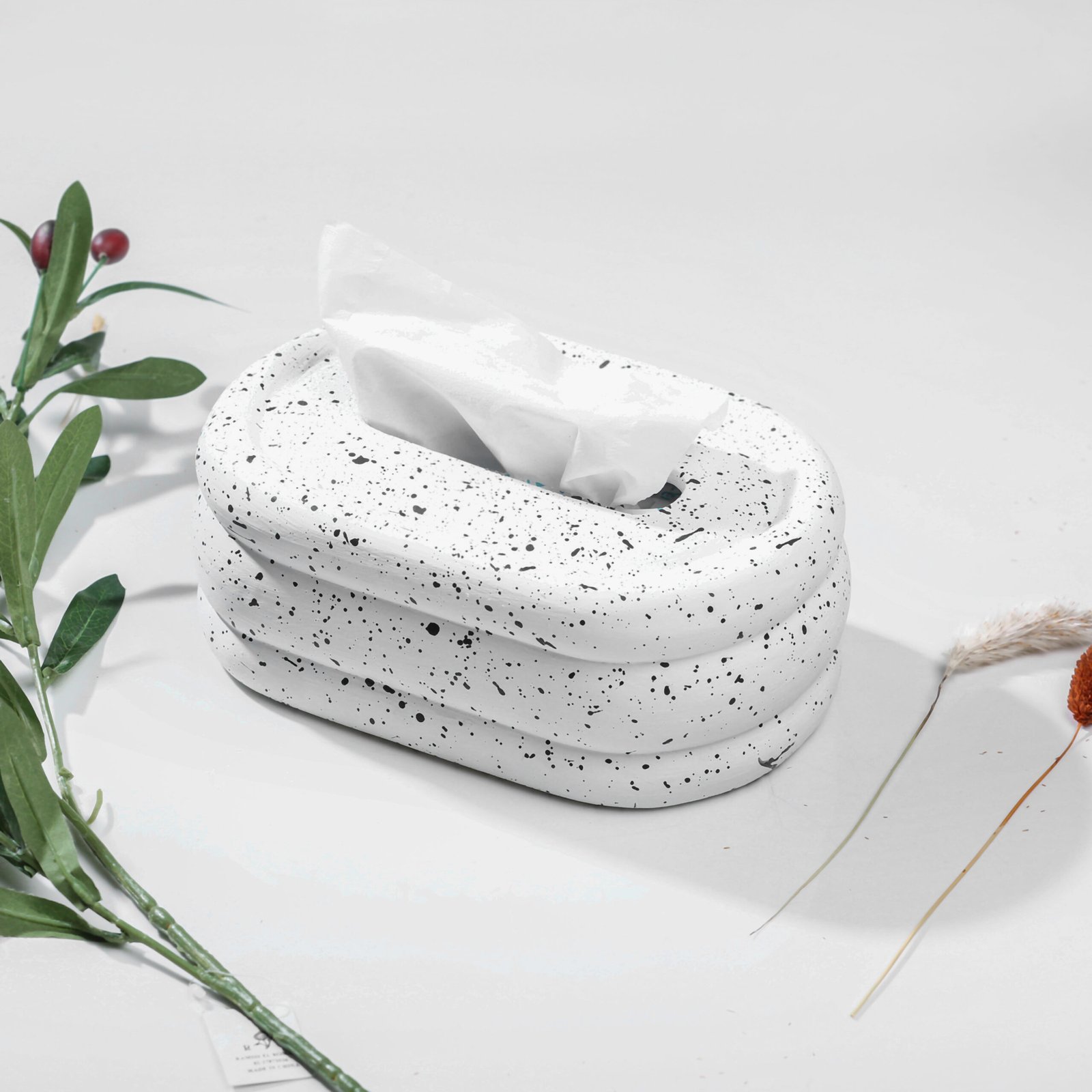 Tissue box dots
