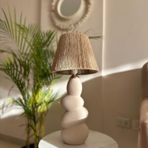 Gravel table lamp