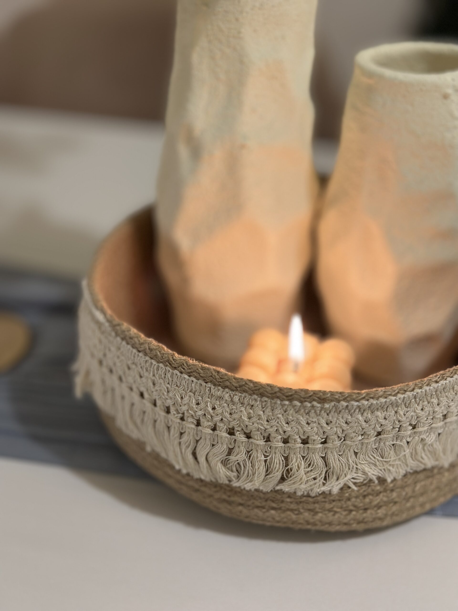 Macrame Cotton Basket